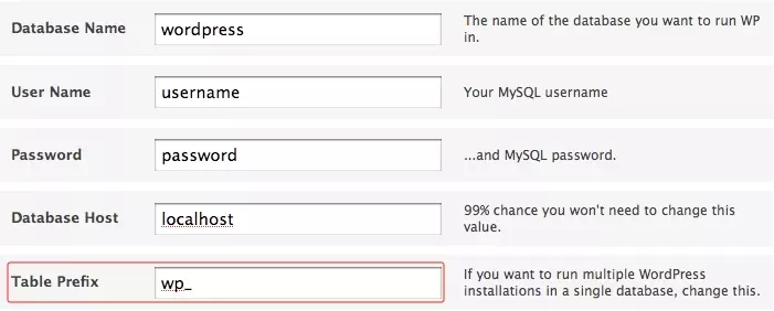 Modify the Data Table Suffix