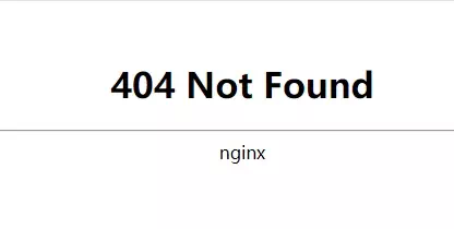 Nginx 404 错误