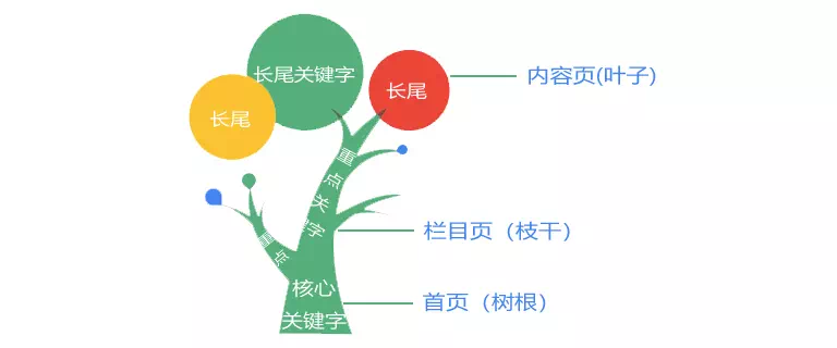 网站关键词分布