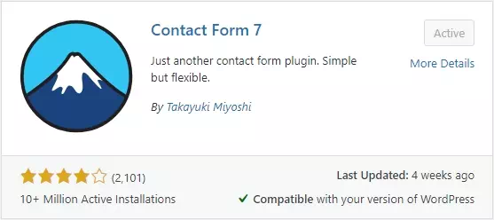 Contact form 7插件使用方法